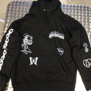 Black Graffiti Hoodie